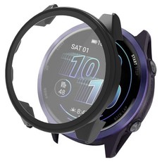 스페이스쉴드 PC 강화유리 올인원 케이스 47mm, 블랙, 1개
