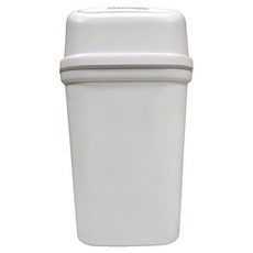 ASVEL 搖蓋垃圾桶 5.7L 1個, 灰白色, 1層