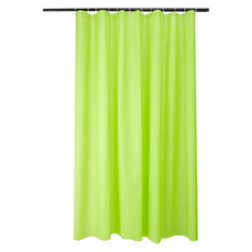 KODACHIEF 單色 素色 現代風 素面 浴室 日常感性 簡約 浴簾, 1個, 綠色
