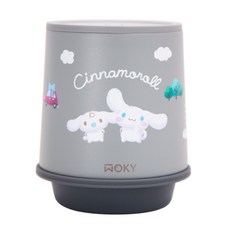 WOKY 沃廚 輕芯鈦瓷易潔層保溫杯 SANRIO聯名款, 1個, 250ml, 灰色