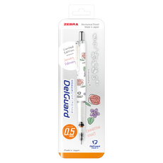제브라 델가드샤프 탄생화 화이트, 1개, 0.5mm