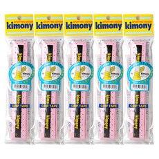 KIMONY 羽球高柔軟螺旋孔洞握把布 KGT119, 粉彩粉紅, 5個