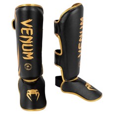 VENUM Challenger 踢拳道護脛 2件組, 1個, 黑色 + 金色