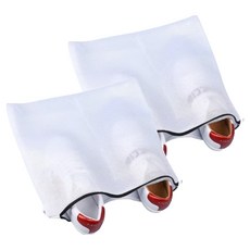 LaundrySaso 洗衣袋 鞋子 運動鞋 分開洗滌 防止變形, 2個, 白色