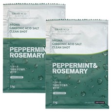 DEAR SCO 寵物芳香碳酸浴鹽 Clean Shot 薄荷 + 迷迭香, 15g, 2個