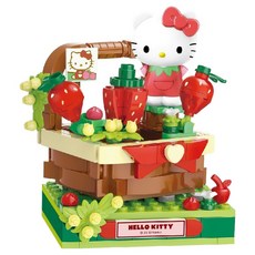 KEEPPLAY 奇妙積木 三麗鷗 草莓季系列 Hello Kitty 迷你積木, 1個, 混和顏色