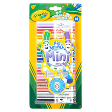 Crayola 繪兒樂 迷你可水洗彩色筆 尖頭, 14個, 1組