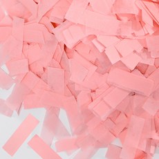 PARTYSHOW 大容量紙五彩碎紙 長方形 1.5 x 5 cm 200g, 1個, 粉紅色