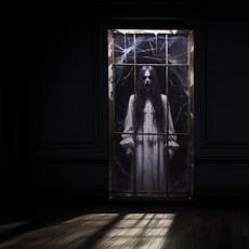 PARTYSHOW 萬聖節裝飾橫幅 女鬼 D款, 混色