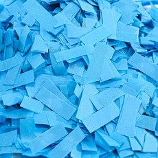 PARTYSHOW 大容量紙五彩碎紙 長方形 1.5 x 5 cm 200g, 1個, 藍色