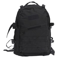 SORIDAL Kukua 軍事風登山戶外後揹包, 黑色