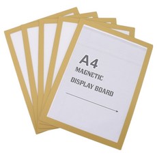 Issoon 免鑽孔黏貼式磁吸相框, 10個, 金色