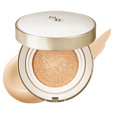 NATURE REPUBLIC 人參安瓶氣墊粉餅 正裝 15g + 補充蕊 15g 套組 SPF50+ PA+++, 1個, N23 自然米色