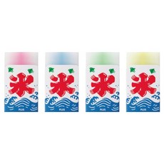 PLUS 普樂士 富士山 橡皮擦 36-574, 夏日款 刨冰, 4個