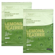 DEAR SCO 寵物芳香碳酸浴鹽 清潔款 檸檬 + 茶樹, 2個, 15g