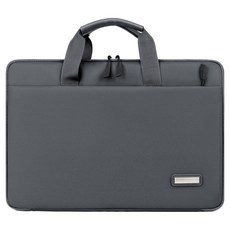 YUNMI 全開式抗震防摔電腦包 Macbook 15.6吋 手提電腦包, 深灰色, 1個