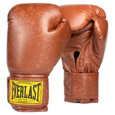 EVERLAST 1910 經典雙手拳擊手套組, 1套, 褐色