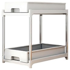 WE CHAMP 多用途抽屜式置物架 WCB-057, 1個, 白色