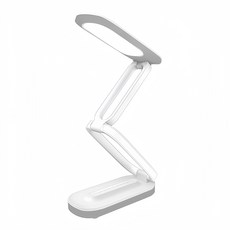 YUNMI 雅格LED折疊檯燈/USB充電閱讀護眼臺燈/小夜燈 3色調光, 灰白色