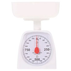 HIKARI 日光生活 廚房料理秤 1個, K002, 1kg, 白色