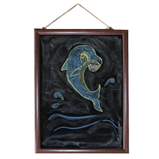 Home&The 磁吸黑板 復古佈告欄 + 掛繩 掛勾組合, 深核桃木色