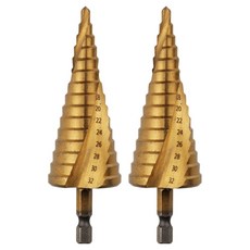 StanMan 六角柄HSS麻花階梯鑽 4~32mm, 2個