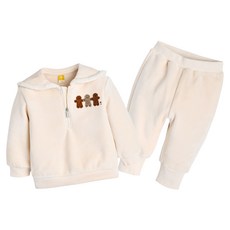 moimoln 薑餅人毛絨上下套裝 M244STB30P