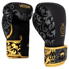 VENUM Ilia Topuria 限定版拳擊手套 雙手套組, 1套, 黑色 + 金色