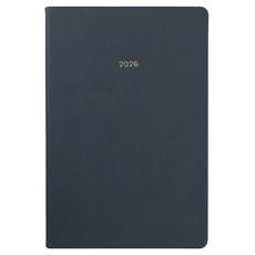 PAPERIAN 2026年 Attitude PU 月計畫本 B6, 1個, 煙燻海軍藍