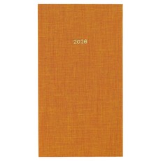 페이퍼리안 2026년 애티튜드 포켓형 위클리 플래너, 탠저린 옐로우, 1개