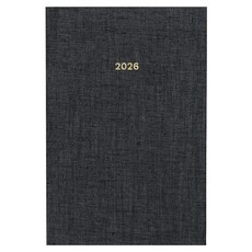 페이퍼리안 2026년 애티튜드 데일리 플래너 A6, 오닉스 블랙, 1개