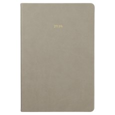 PAPERIAN 2026年 Attitude PU 月計畫本 A5, 1個, 暖灰色