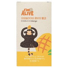 아임얼라이브콤부차 분말 망고, 5g, 14개입, 1개