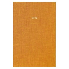 PAPERIAN 2026年 Attitude PU 月計畫本 B6, 橘黃色, 1個