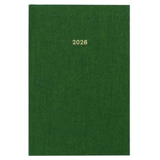 페이퍼리안 2026년 애티튜드 데일리 플래너 A6, 에메랄드 그린, 1개