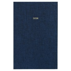 페이퍼리안 2026년 애티튜드 PU 위클리 플래너 B6, 로얄 네이비, 1개