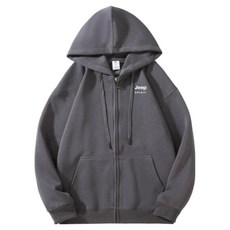 Jeep Spirit 男女通用連帽拉鍊外套