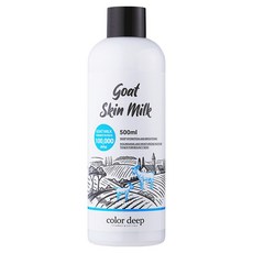 color deep 山羊奶牛奶山羊乳液亮白化妝水, 1個, 500ml