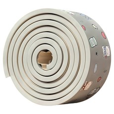 TIMLEI 軟彈直角兒童防撞條 NBR泡棉保護條 桌角墊, 1個, 微笑青蛙灰色