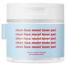laundryou 朗潔悠 潔淨保濕快速化妝水棉片 130ml, 60枚入, 1個