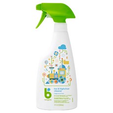 babyganics 貝碧潔 寶寶玩具 高腳椅萬用清潔劑 無香, 1瓶, 502ml