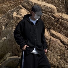 Mercita男款2WAY大連帽合纖連帽拉鍊外套
