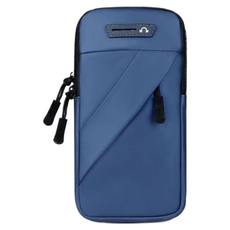 캐시리치 프리미엄 스포츠 러닝 마라톤 헬스 자전거 대용량 방수 수납 암밴드, 다크네이비, 1개