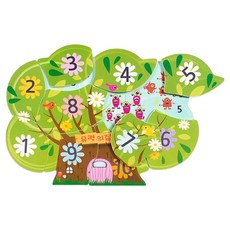ariati 磁性數字拼圖 美麗的樹屋, 1套, 25片, 混和顏色