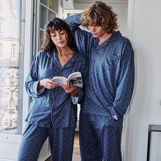 오프아워 굿나잇 피치 플러프 긴팔 잠옷 세트