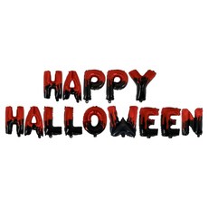 Party Club 快樂萬聖節 血跡鋁箔氣球組, 3個, 混色