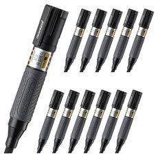 monAmi Pro 油性麥克筆, 黑色, 12個