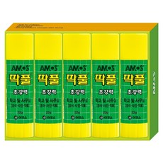 아모스 초강력 딱풀, 22g, 5개