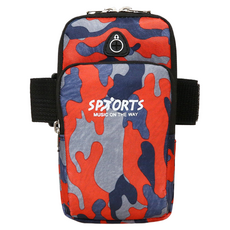 캐시리치 밀리터리 패턴 러닝 자전거 방수 스포츠 암밴드, 타입1, 1개