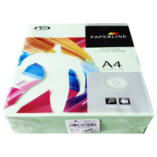 PAPERLINE 130 綠色影印紙 80G, 1包, A4